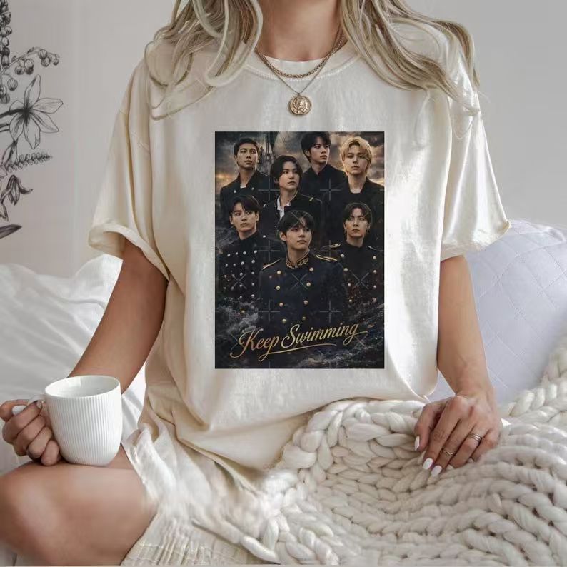 BTS スイムTシャツ 綿100%