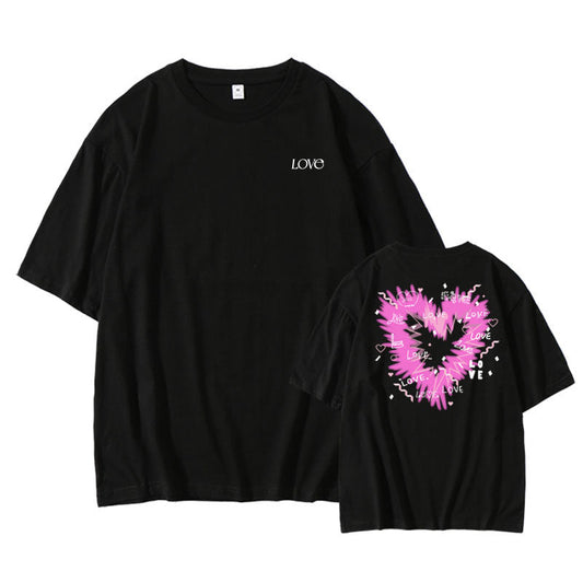 SEVENTEEN グッズ ラブ Tシャツ 100% コットン
