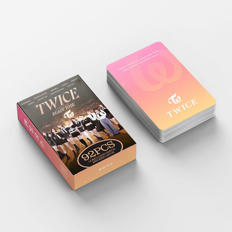 TWICE READY TO BE フォトカード - 92枚入り(フォトカード60枚+ステッカー32枚)