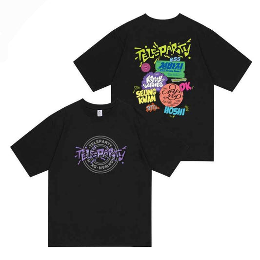 SEVENTEEN グッズ BSS TELEPARTY Tシャツ 2025 100%コットン (各色)