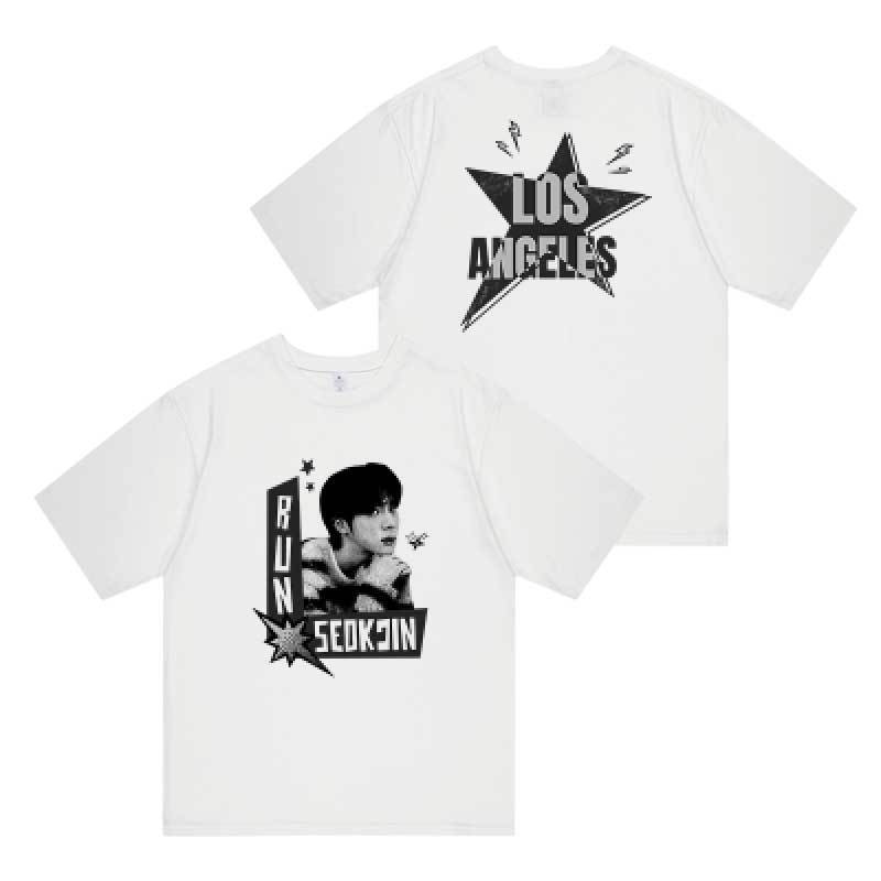 JIN RUNSEOKJIN ツアー Tシャツ 100% コットン