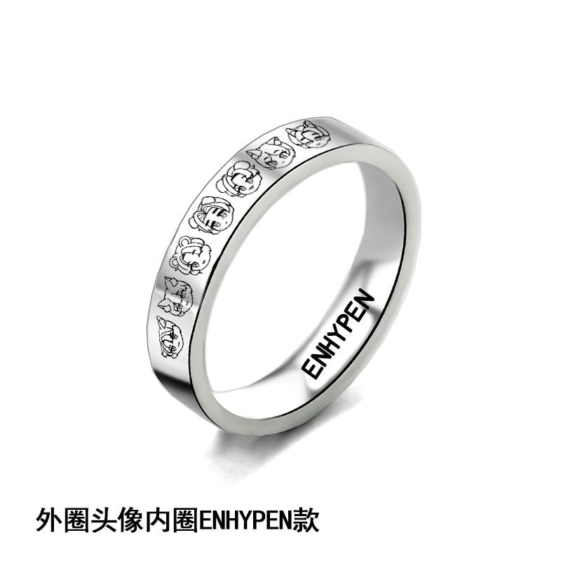 ENHYPEN全メンバーとOT7のリング