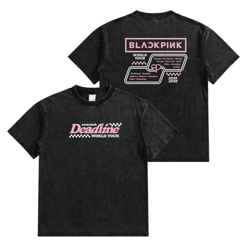 BLACKPINK DEADLINE Tシャツ・クロップドTシャツ 綿100%
