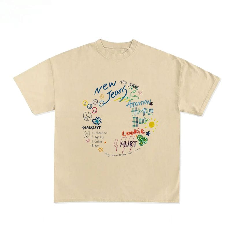 NEWJEANS Tシャツ 綿100%