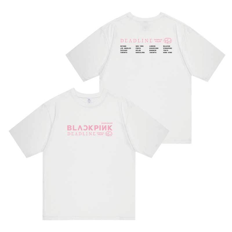 BLACKPINK DEADLINE Tシャツ/クロップド丈 100%コットン