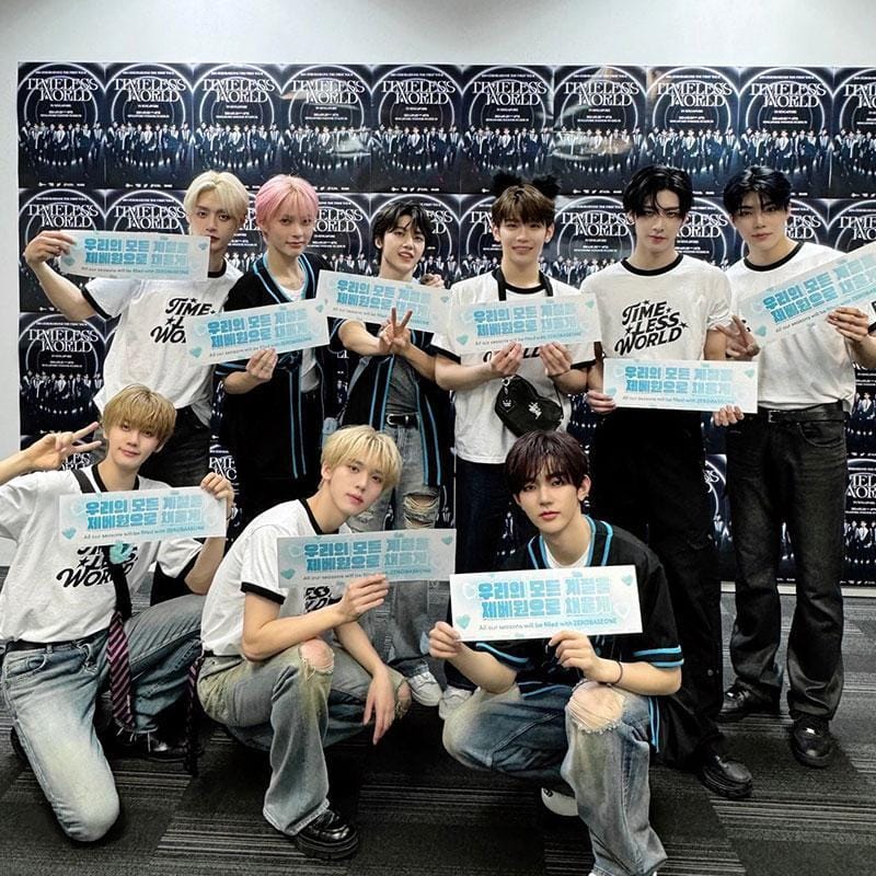 ZB1 ゼロベースワン Tシャツ 100%コットン