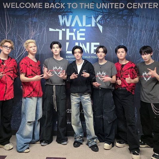 ENHYPEN Tシャツ 2025 WALK THE LINE 100%コットン