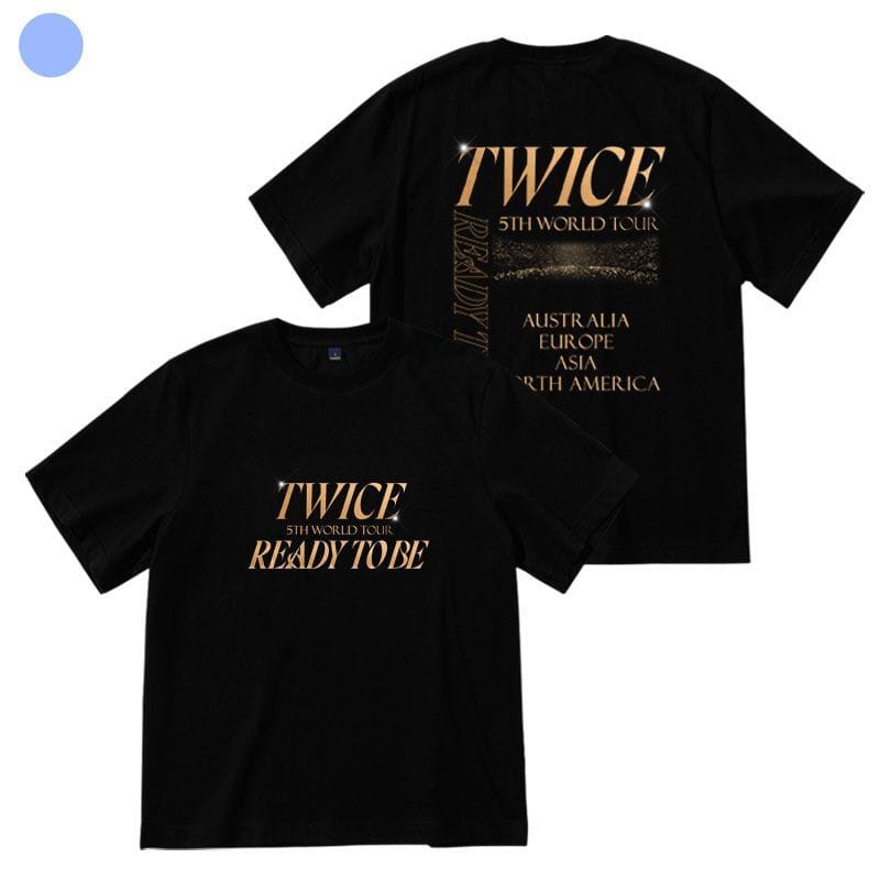TWICE READY TO BE クロップドTシャツ 100%コットン