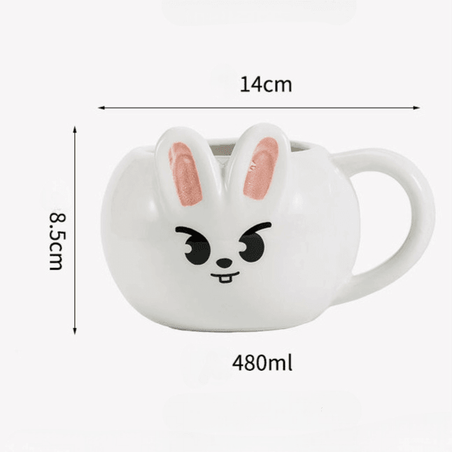 STRAY KIDS リービット手描き陶器マグカップ