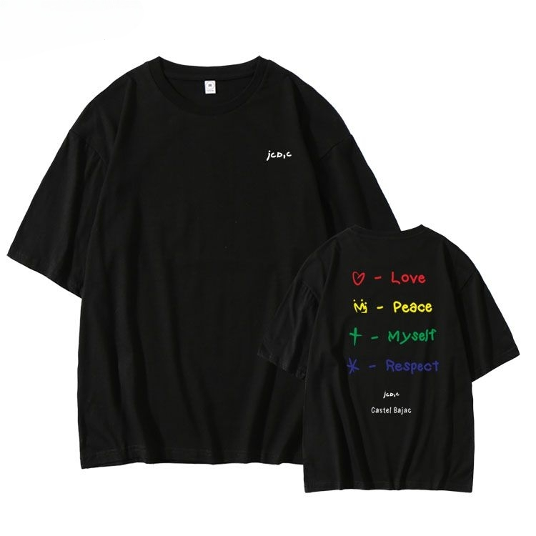 JIN Tシャツ 綿100%(白、黒)