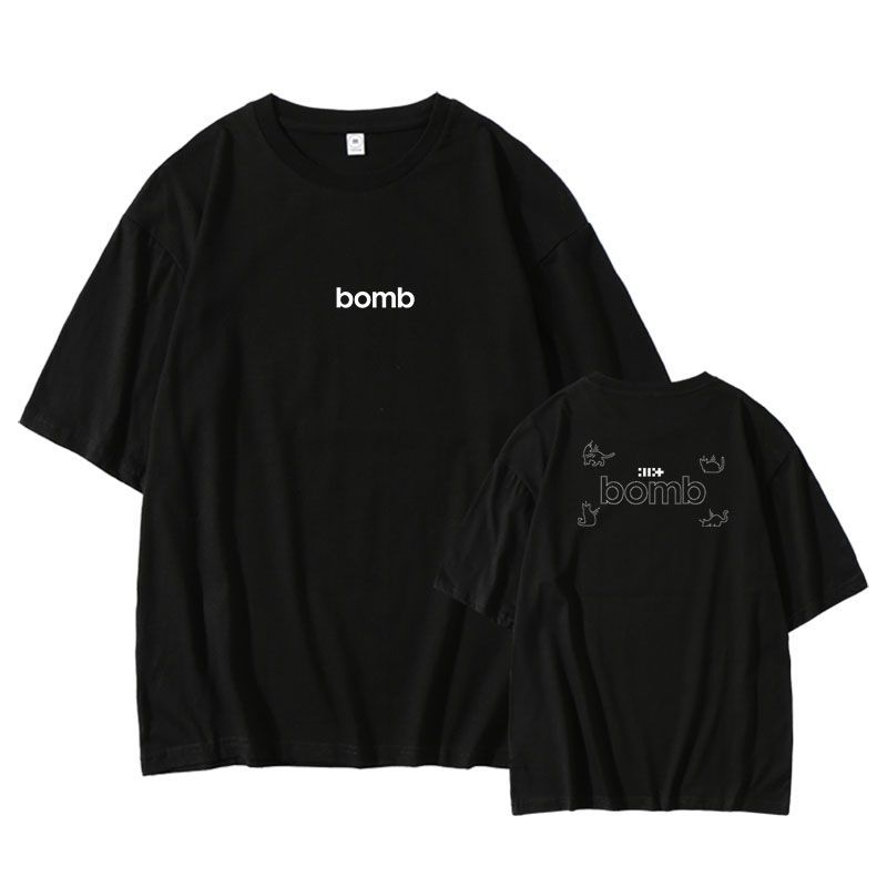 ILLIT BOMB Tシャツ 綿100%