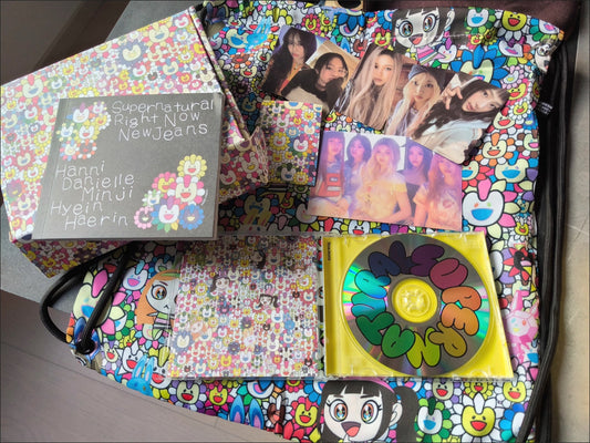 NJZ NEWJEANS 巾着バッグ(カスタムボックスとアクセサリー付き)