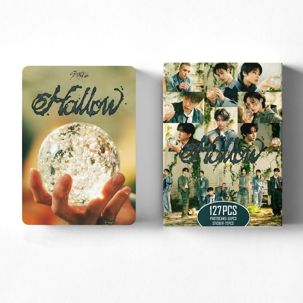 STRAY KIDS MERCH PHOTOCARDS HOLLOW KIT 127 PCS (フォトカード55枚+ステッカー72枚)