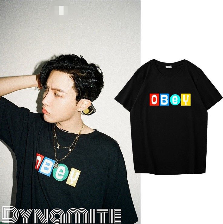 JHOPE OBEY DYNAMITE Tシャツ 綿100%
