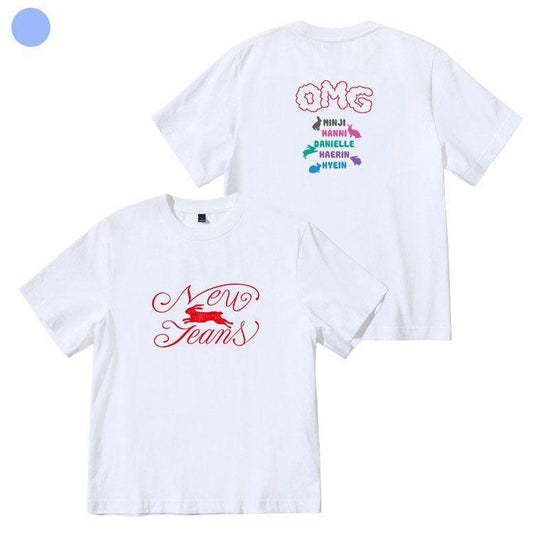 NEWJEANS OMG Tシャツ 100%コットン
