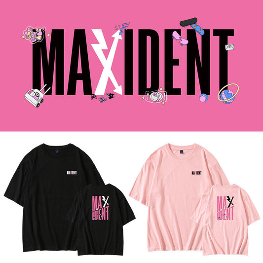 STRAY KIDS MERCH MAXIDENT Tシャツ 綿100%