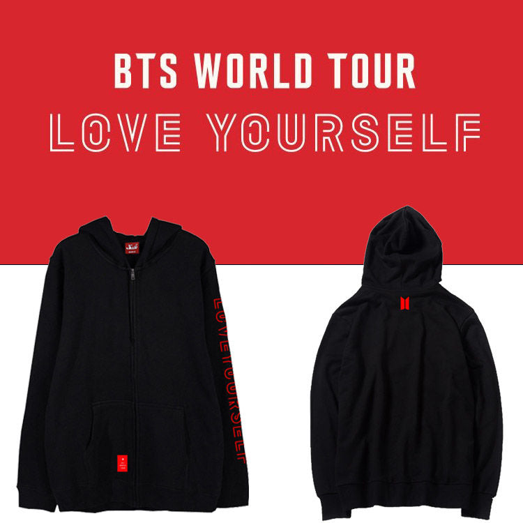 BTS WORLD TOUR LOVE YOURSELF パーカー