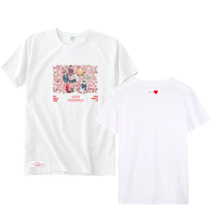 BTS WORLD TOUR L.Y SPEAK YOURSELF Tシャツ 綿100%