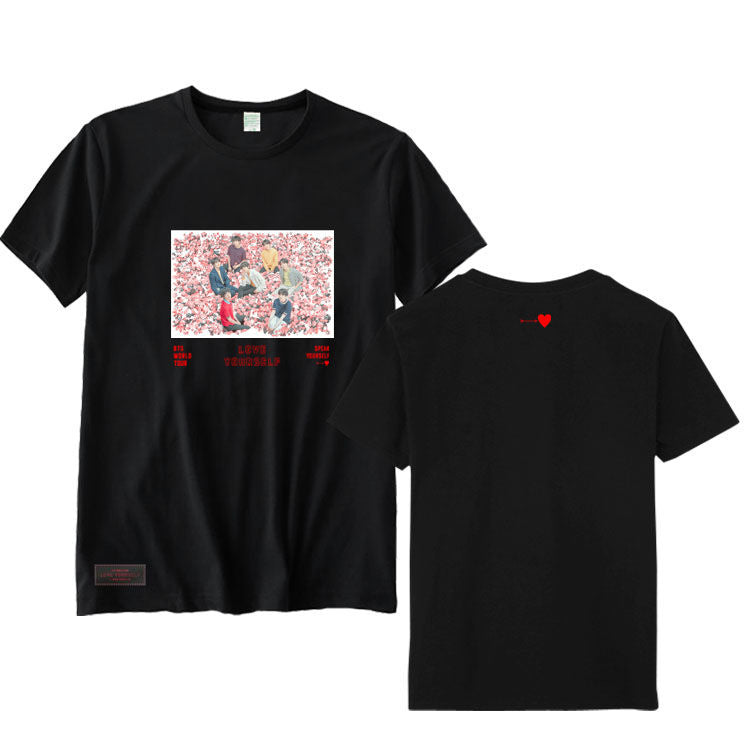 BTS WORLD TOUR L.Y SPEAK YOURSELF Tシャツ 綿100%