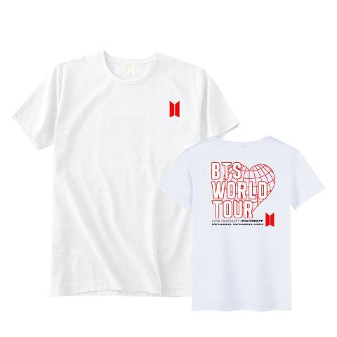 BTS WORLD TOUR L.Y SPEAK YOURSELF Tシャツ 綿100%