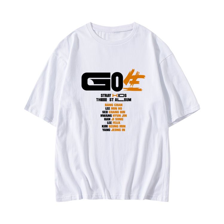 STRAY KIDS MERCH GO生 (GO LIVE) Tシャツ 綿100%