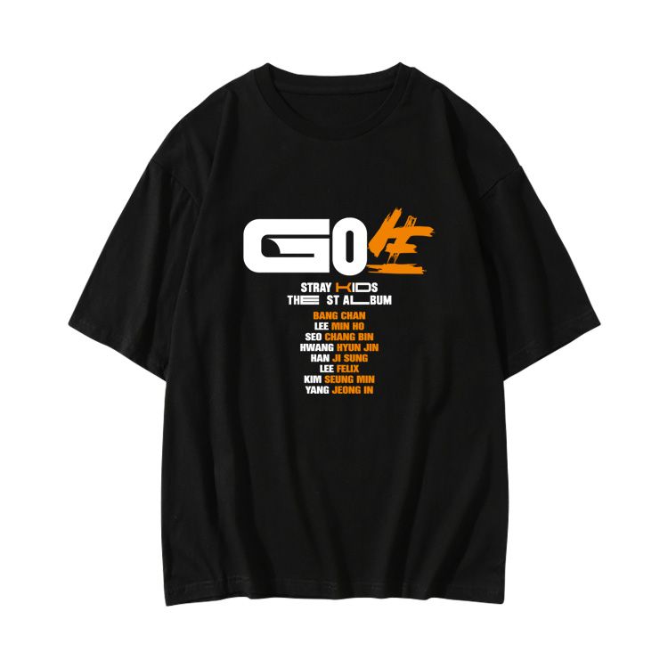 STRAY KIDS MERCH GO生 (GO LIVE) Tシャツ 綿100%