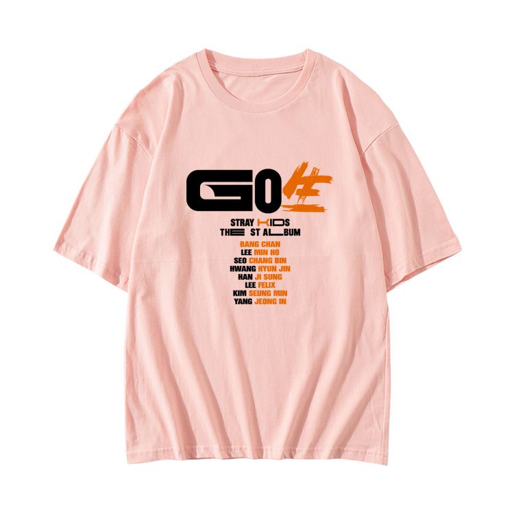STRAY KIDS MERCH GO生 (GO LIVE) Tシャツ 綿100%