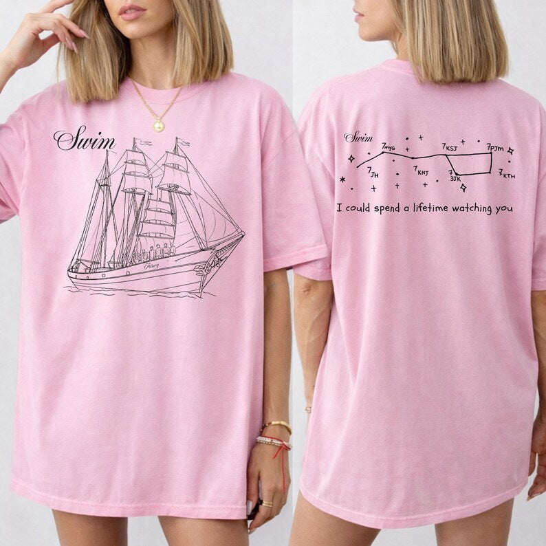 BTS スイムTシャツ 綿100%