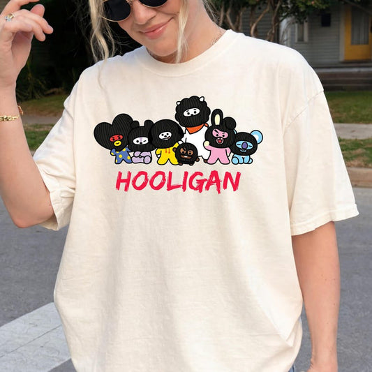 BTSフーリガンTシャツ 綿100%