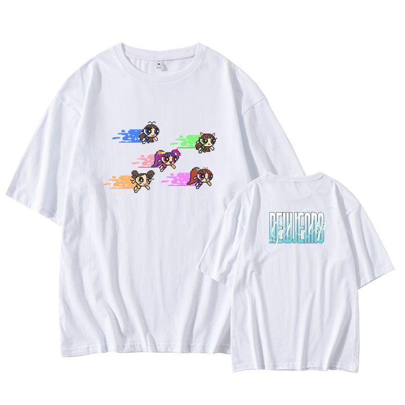 NEWJEANS GET UP Tシャツ 100%コットン (カラーバリエーション)