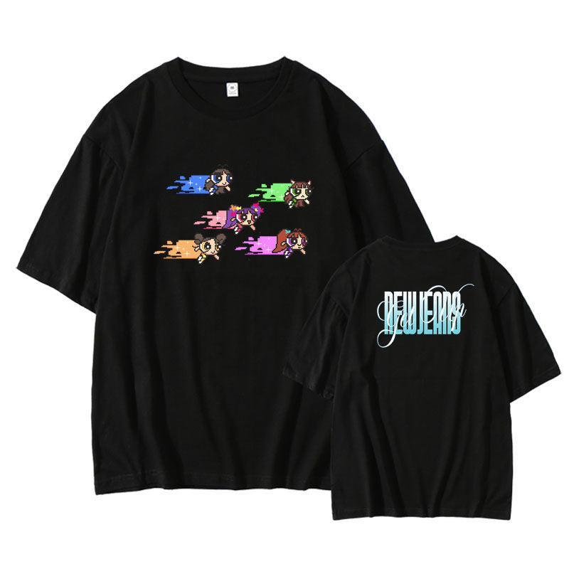 NEWJEANS GET UP Tシャツ 100%コットン (カラーバリエーション)