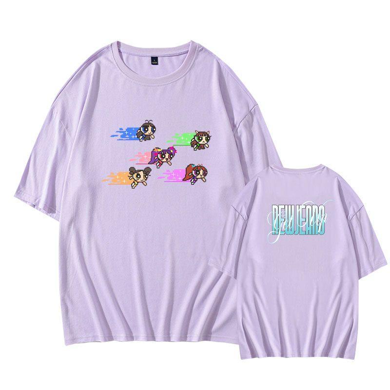 NEWJEANS GET UP Tシャツ 100%コットン (カラーバリエーション)