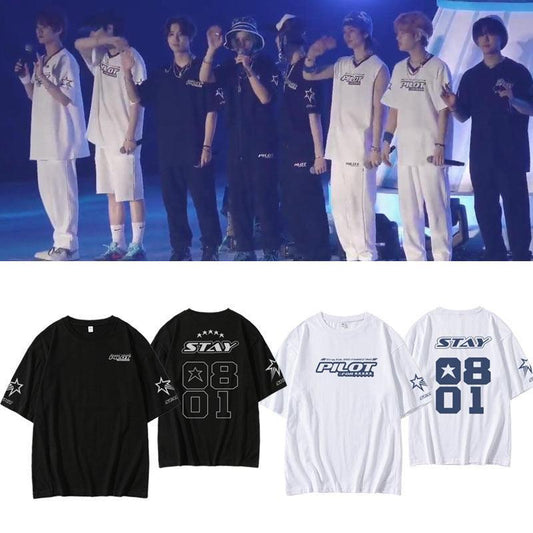 STRAY KIDS パイロット Tシャツ 綿100%