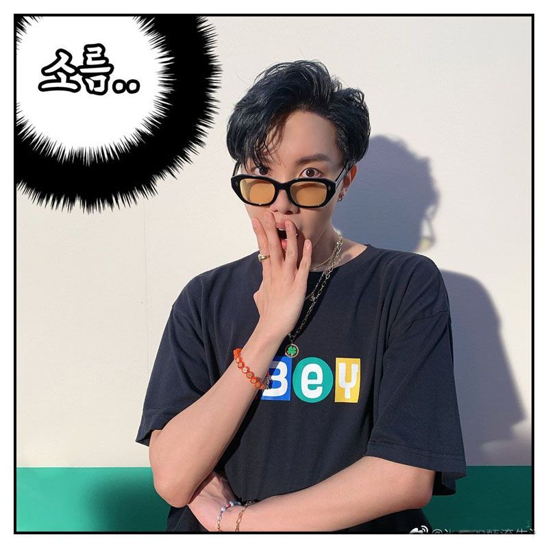 JHOPE OBEY DYNAMITE Tシャツ 綿100%