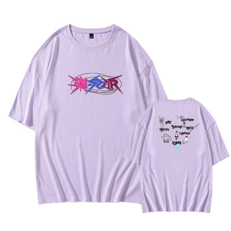 STRAY KIDS 樂-STAR Tシャツ 綿100%