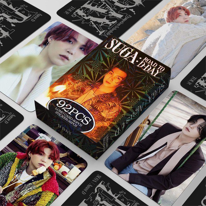 フォトカード SUGA: ROAD TO D'DAY 92点 (フォトカード60枚 + ステッカー32枚)