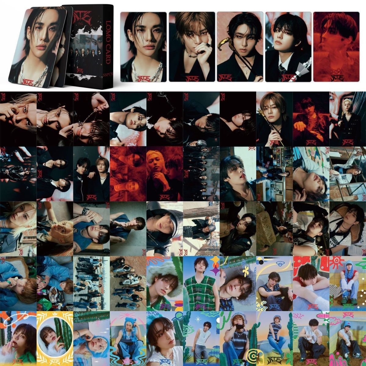 STRAY KIDS PHOTOCARDS DO IT, KARMA, ATE, HOP, GIANT, 5 STAR, MANIAC, MAXIDENT + VARIOUS OPTIONS!✨ (55 PCS)