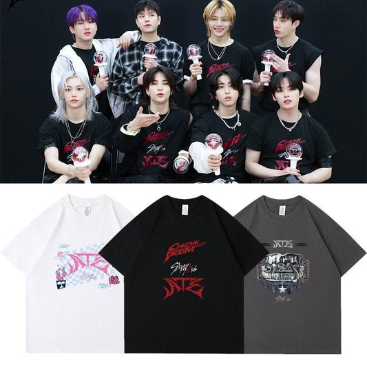 STRAY KIDS Tシャツ ATE 綿100%