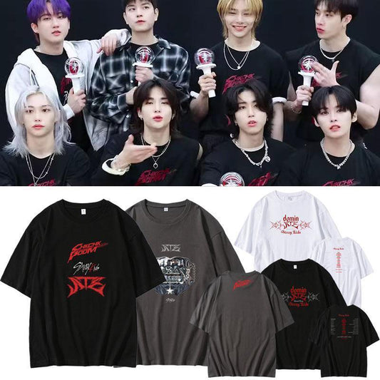 STRAY KIDS Tシャツ 綿100%