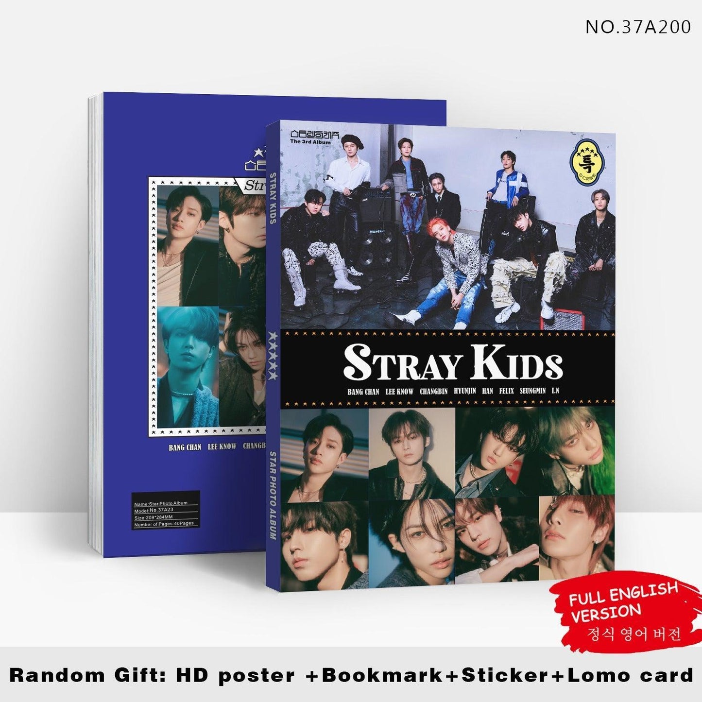 Stray Kids フォトブック 80枚 (フォトブック+アイテム79個) 様々なオプション!✨
