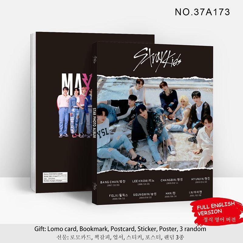 Stray Kids フォトブック 80枚 (フォトブック+アイテム79個) 様々なオプション!✨
