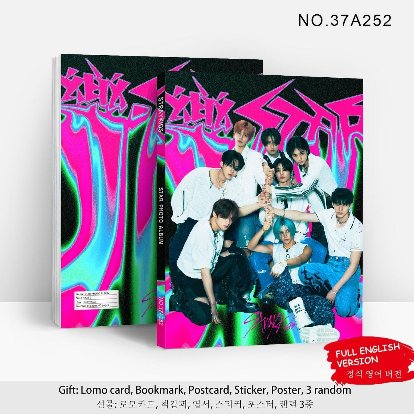 Stray Kids フォトブック 80枚 (フォトブック+アイテム79個) 様々なオプション!✨