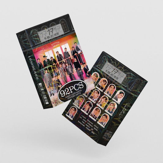 SEVENTEEN MERCH 17 Is Right Here 92ピースキット (フォトカード60枚 + ステッカー32枚)
