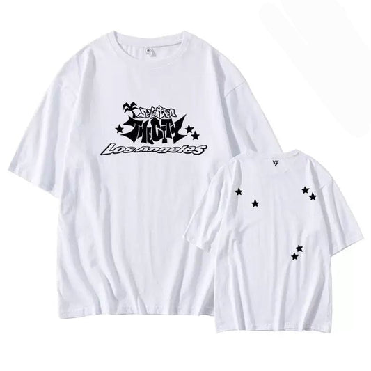 SEVENTEEN グッズ THE CITY LA Tシャツ 100%コットン