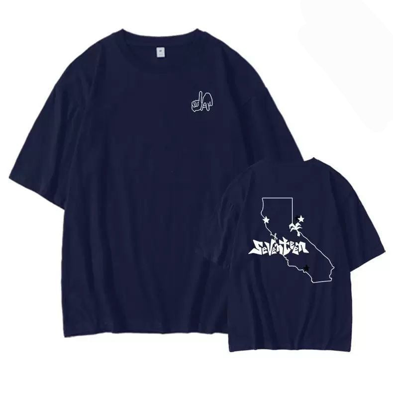 SEVENTEEN グッズ THE CITY LA Tシャツ 100%コットン