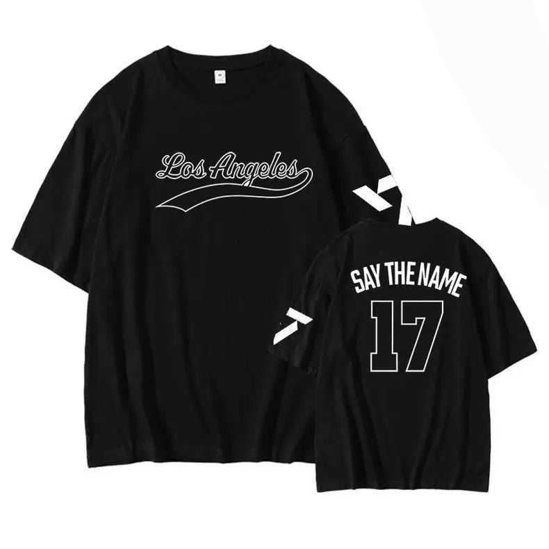 SEVENTEEN グッズ THE CITY LA Tシャツ 100%コットン