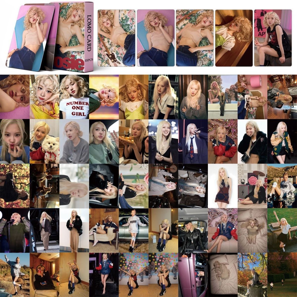 フォトカード ロゼ - ロジー 55 枚