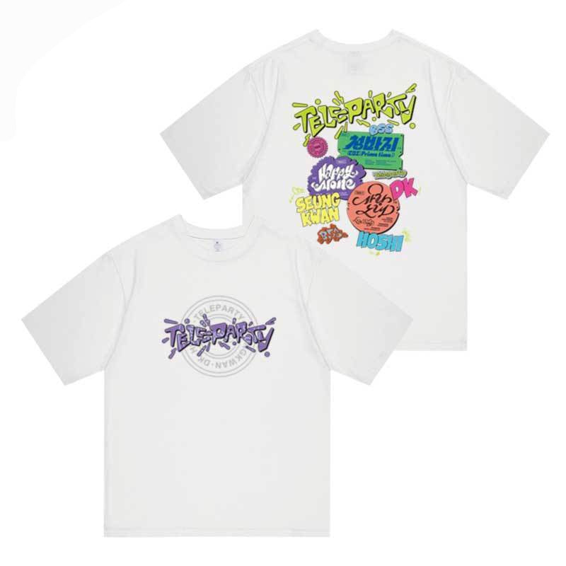 SEVENTEEN グッズ BSS TELEPARTY Tシャツ 2025 100%コットン (各色)