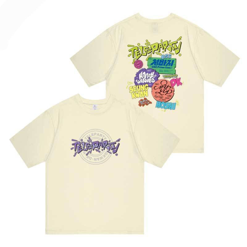 SEVENTEEN グッズ BSS TELEPARTY Tシャツ 2025 100%コットン (各色)