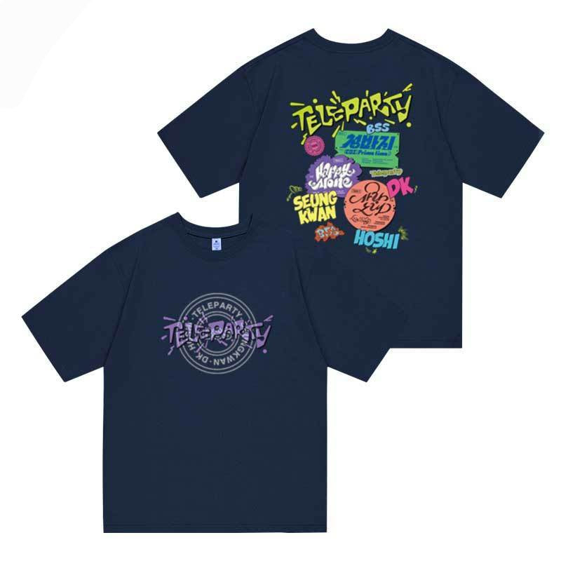 SEVENTEEN グッズ BSS TELEPARTY Tシャツ 2025 100%コットン (各色)